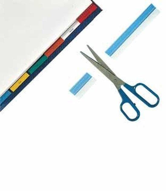 Esselte full-view ryttare, transparent, gjord av film, remsbredd: 200 mm, innehåll: 5 remsor - 25 stycken (55000)