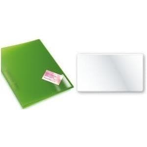 HERMA 1421 visitkortsfickor (95 x 60 mm, PP-film, bred sida öppen) självhäftande, permanent självhäftande fickor, 24 kortfickor, transparent