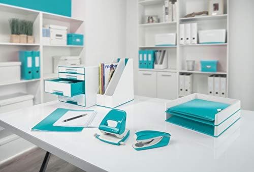 Leitz Wow Color Clip File - Ice Blue
