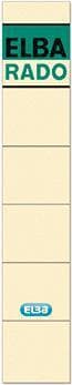 Elba-selkätarra vipukaaren viiloille 190 x 34 mm Buff Multicolor 10 kpl itseliimautuva etiketti (04614 CH)