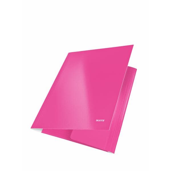Leitz WOW elastomer folder pink