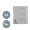 Pikkukuva 2 / 6: Esselte Leitz Paper Index Tyhjä A5 Paperi 15 Arkkia Harmaa