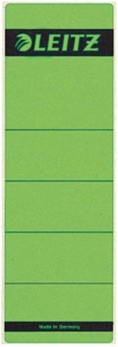 Leitz-taustatarrat, koko 61 x 191 mm, vihreä pakkaus 10 kpl
