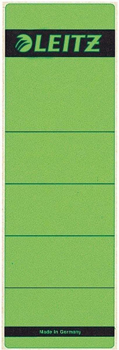 Leitz-taustatarrat, koko 61 x 191 mm, vihreä pakkaus 10 kpl