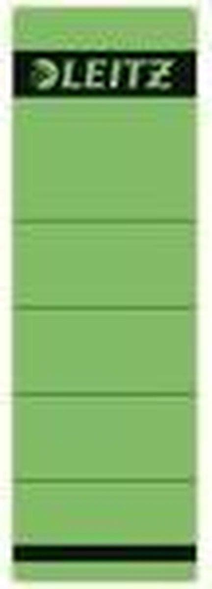 Leitz-taustatarrat, koko 61 x 191 mm, vihreä pakkaus 10 kpl