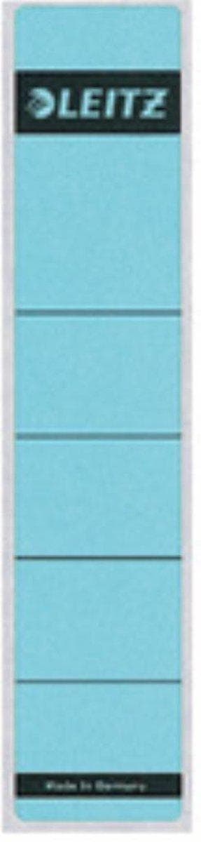 Leitz selvklæbende baglabel 1643 Størrelse 38 X 190 Mm Farve Rød