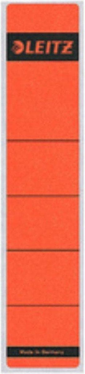 Leitz selvklæbende baglabel 1643 Størrelse 38 X 190 Mm Farve Gul