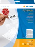 Miniatyrbillede 1 af 2: Sidste 5 pakke HERMA Slide Covers til 35 mm Slides 10 covers/pack clear
