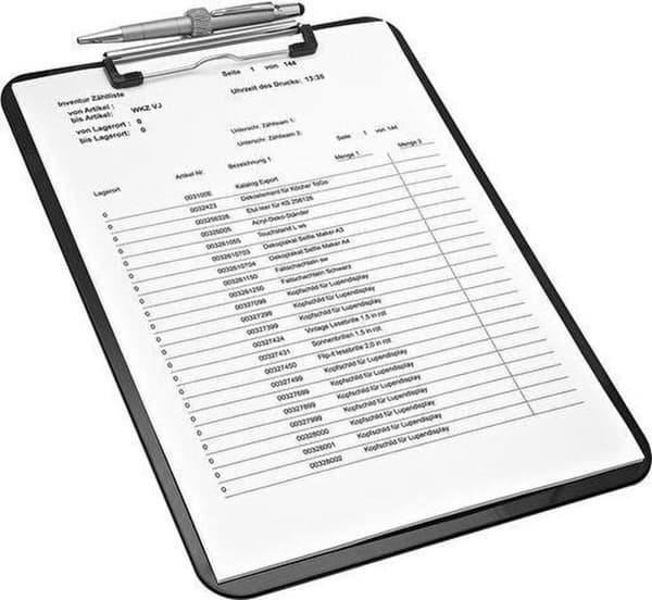 Wedo 57 6601 Clipboard Sort A4 polystyren