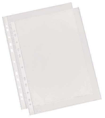 Esselte Standard Dokumentplånböcker Set med 50 A4-format Färglös med glansfinish Toppöppning 0,055 mm PP-film 925008