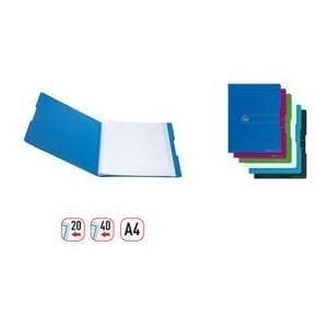 herlitz display book easy orga to go, A4, 20 ärmar, blå ogenomskinlig gjord av PP-film, med 20 kristallklara ärmar, permanent, - 1 st (11207347)