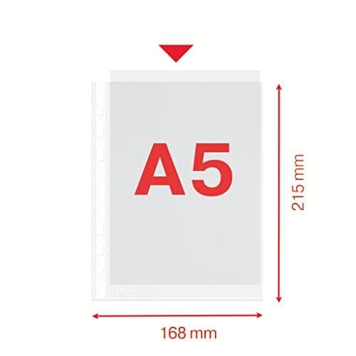 Esselte Economy A5 48 mikronin taskut - kirkkaat, 100 kpl