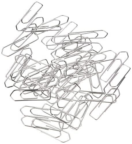 Herlitz 8859100 galvaniseret metal 1000 stk. papirclips (8859100)