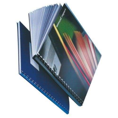 Leitz 35040 muovisidontakammat (A4, muovi, 6 mm, 25 arkkia) 100 kpl musta