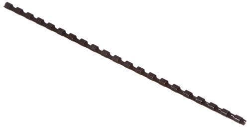 Leitz 35040 plastbindekamme (A4, plastik, 6 mm, 25 ark) 100 stk sort