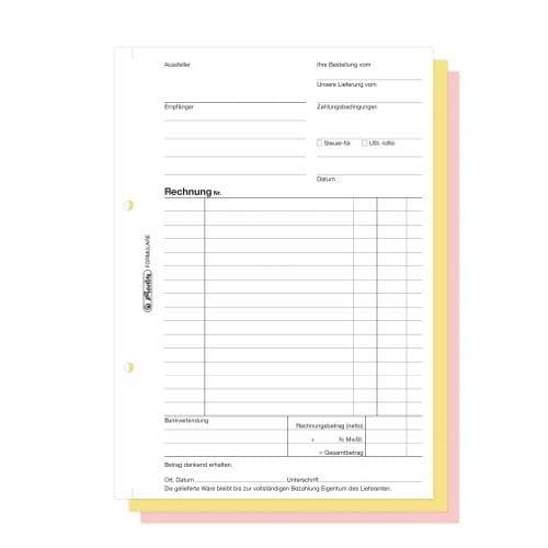 Herlitz 888545 fakturabog A5 307 3x40 ark selvkopierende