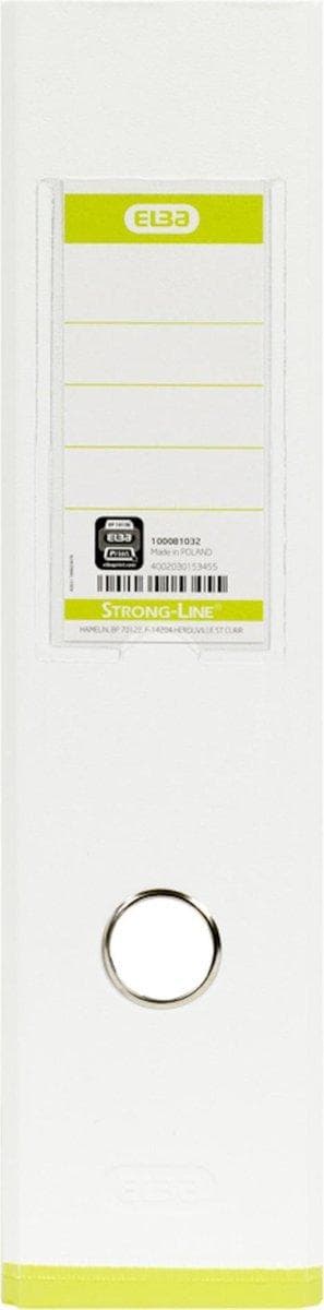 ELBA MyColour mappe A4 80 mm plast hvid/lysegrøn