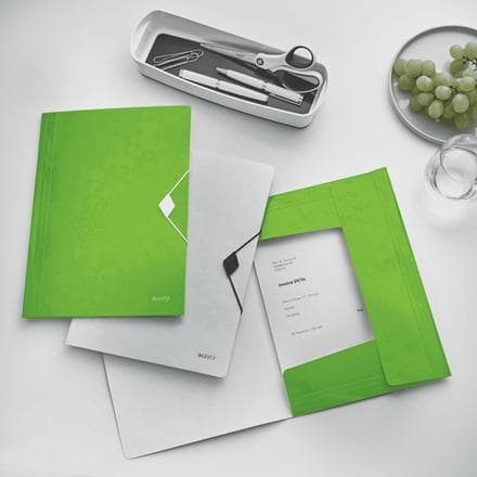 Leitz 3-fold mappe Leitz WOW A4 PP grøn