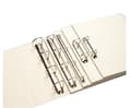 Miniatyrbillede 3 af 4: Leitz 42840001 ringbindspræsentation, med lommer, A4, PP, 4 ringe, 25 mm, hvid