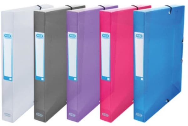 Elba elastobox Hawa baksida på 25 cm transparent med resår
