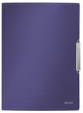 Miniatyrbillede 1 af 5: Leitz Style 3-Flap - Polypropylen (PP) - Blå - A4 - Elastikbånd - CombiFile-mappe - Metalplade - Standardmappe - Box-mappe (3977-00-69)