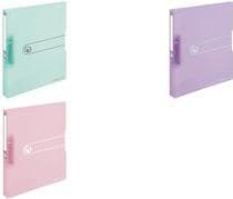 Herlitz 11409042 ringpärm, A4, 2 ringar, 25mm, PP folie mint, transparent
