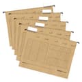 Miniatyrbild 1 av 3: Herlitz 5874458 hängmapp A4 UniReg förpackning om 5, 230 g/m² brun