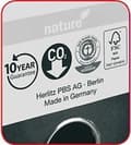 Miniatyrbild 3 av 4: Herlitz Ordner maX.file natur A4 8cm svart grumlig