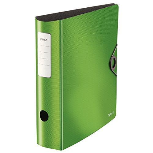 Leitz kvalitetsmapp 180° Active Solid, A4, grön, rundad rygg ca 8,2 cm bred, elastisk stängning, tillverkad av robust polyfoam, 110471050