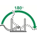 Miniatyrbild 5 av 6: Leitz kvalitetsmapp 180° Active Solid, A4, grön, rundad rygg ca 8,2 cm bred, elastisk stängning, tillverkad av robust polyfoam, 110471050