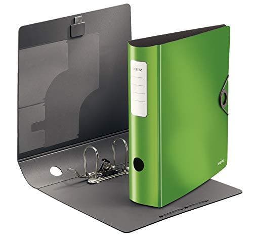 Leitz kvalitetsmapp 180° Active Solid, A4, grön, rundad rygg ca 8,2 cm bred, elastisk stängning, tillverkad av robust polyfoam, 110471050