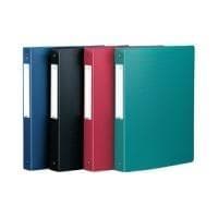 ELBA ringpärm Memphis, 40 mm, 4 ringar rivmekanism, blå för DIN A4, för ca 200 ark, tillverkad av PP styv film (46302903)