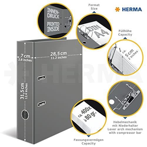 HERMA 19253 Arkivmappe Pap Flerfarvet A4 (19253)
