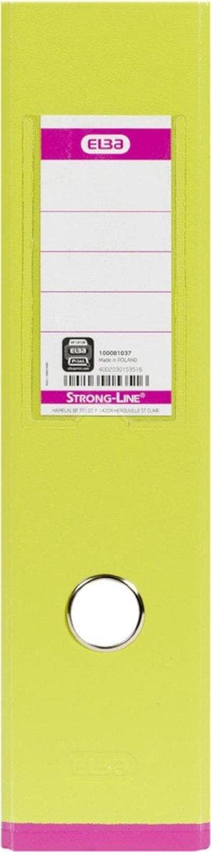 ELBA MyColour mappe A4 80 mm plast lysegrøn/pink