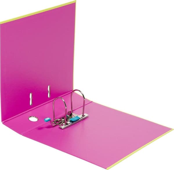 ELBA MyColour mappe A4 80 mm plast lysegrøn/pink