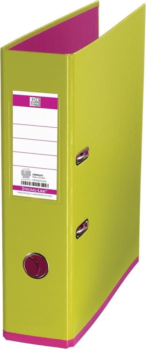 ELBA MyColour mapp A4 80 mm plast ljusgrön/rosa