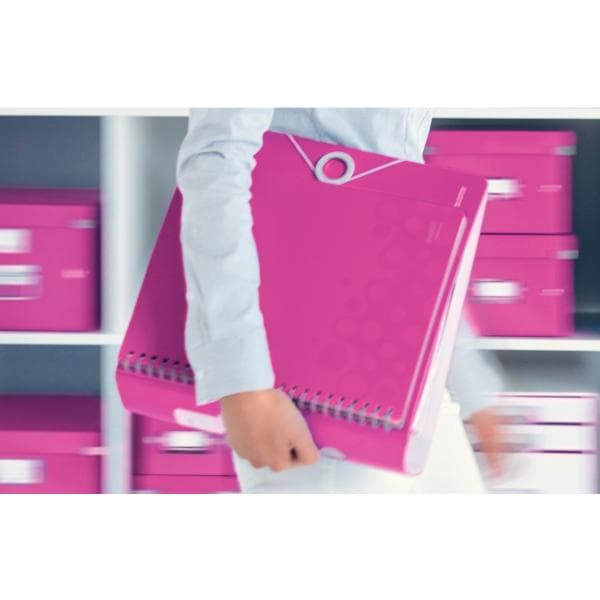 Leitz WOW Premium File - Classeur - 75mm - pink
