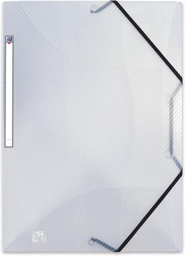 ELBA Hawaii elastomer folder A4 plast farveløs