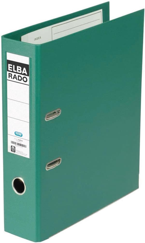 Elba Rado Plast -viila, vihreä, selkä 8 cm