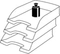 Miniatyrbild 3 av 6: Leitz brevfack Plus 5226 transparent
