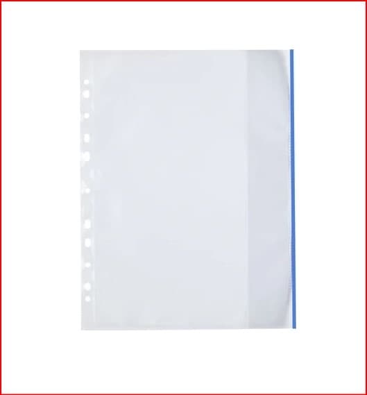 A4 Plastic Folder - Folder Blue 12-pack