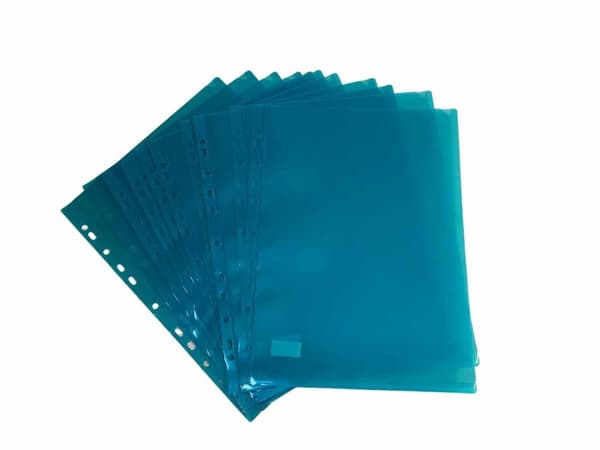 A4 plastlomme - hul 10-pak