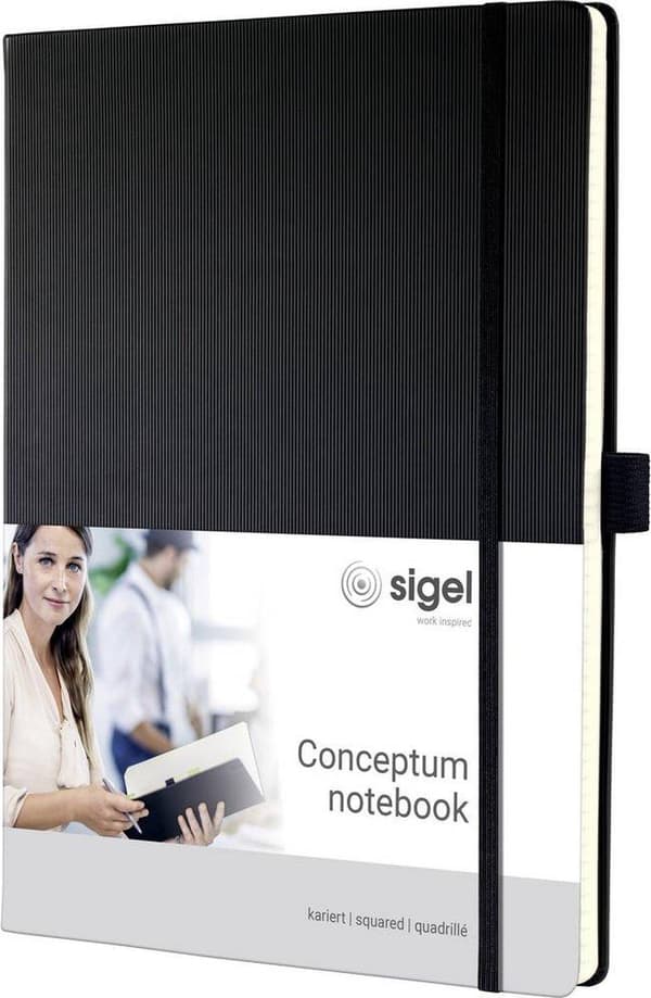 Sigel - anteckningsbok - A4+ - Conceptum Pure - inbunden - 194 sidor - diamant - 80 grams papper - SI-CO115
