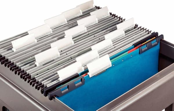 Leitz Alpha® Divide It Up Hängmapp - 6 fack - Blå