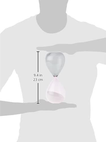 TFA Dostmann hourglass grey, pink analogue (18.6010.02.40)
