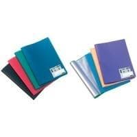 ELBA display book "Memphis", with 30 sleeves, assorted colors DIN A4, made of PP, with label - 10 pieces (15602920)