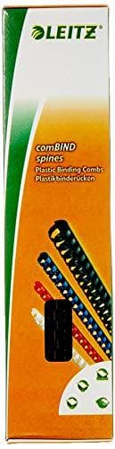Esselte Leitz ComBIND - 10 mm - 32cm - 21 ringe - A4 (210 x 297 mm) - 65 ark - sort - 100 stk. Plastbindekam (35042)