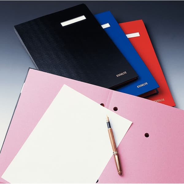 Dokumentmappe Esselte 621061 Foret 20 Faneblade Sort A4