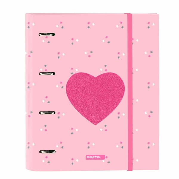 Rengaskansio Safta CorazÓn A4 Pinkki (27 x 32 x 3.5 cm)