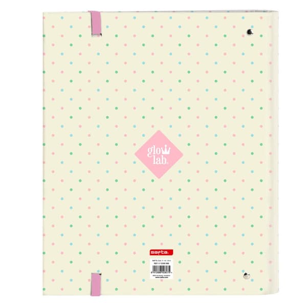 Rengaskansio Glow Lab Magic flow Beige (27 x 32 x 3.5 cm)